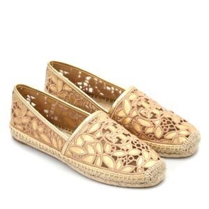 Tory Burch Gold Espadrilles Rhea Style - Like New! 8.5